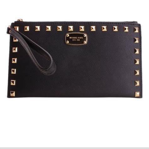 michael kors studded wristlet|michael kors wristlet outlet.